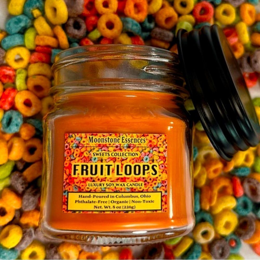 Fruit Loops Luxury Blended Soy Wax Candle - 8oz